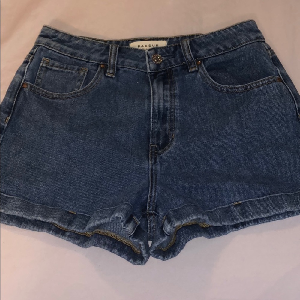 pac sun mom jean shorts